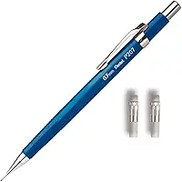 Lapiseira Sharp P200 Pentel 0.7mm Azul + 2 Refis de Borracha