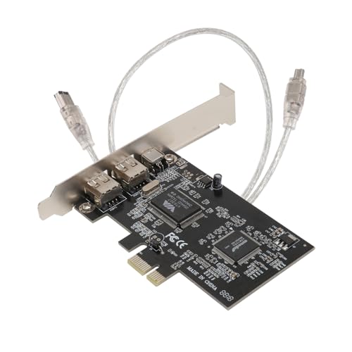 HOMSFOU Pcie to Expansion Card Port Controller with Low Profile Bracket and Cable Pin Pin Supports Mbps Data Transfer for Desktop Pc