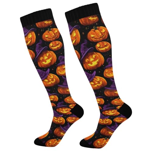 Image of Wusikd Cats Compression Socks for Women and Men Circulation Cute Long Socks for Athletic Running 1