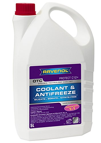 RAVENOL J4D2000 Coolant OTC C12 – Anticongelante concentrado VW TL 774 F (G12 Plus)