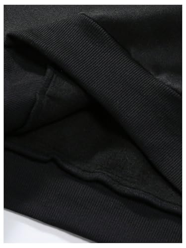 SHENHE Men's Letter Graphic Hooded Sweatshirt Slogan Print Casual Pullover Top Streetwear4