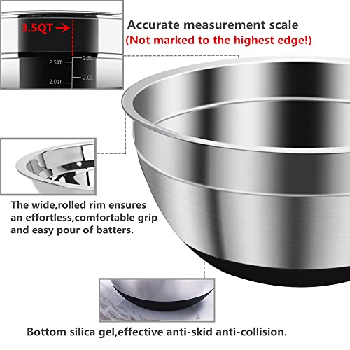 Regiller SJHL05--BLACK Stainless Steel Mixing Bowls  thumb #5