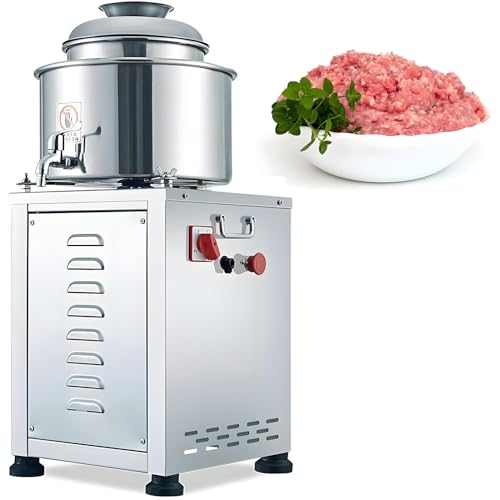 YXYLJOZ Máquina batidora de albóndigas Comercial, 1500 W, Acero Inoxidable, para puré de Carne, 2800 RPM, picadora eléctrica de albóndigas para Carne o Pescado, 1-2,5 kg/Vez.