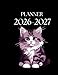 Two-Year Cat Planner 20262027 for Women: 24-Month Calendar with Monthly Overview, Birthdays, To-Do Lists, Household Routines, Budget, Challenges & Shopping Lists
