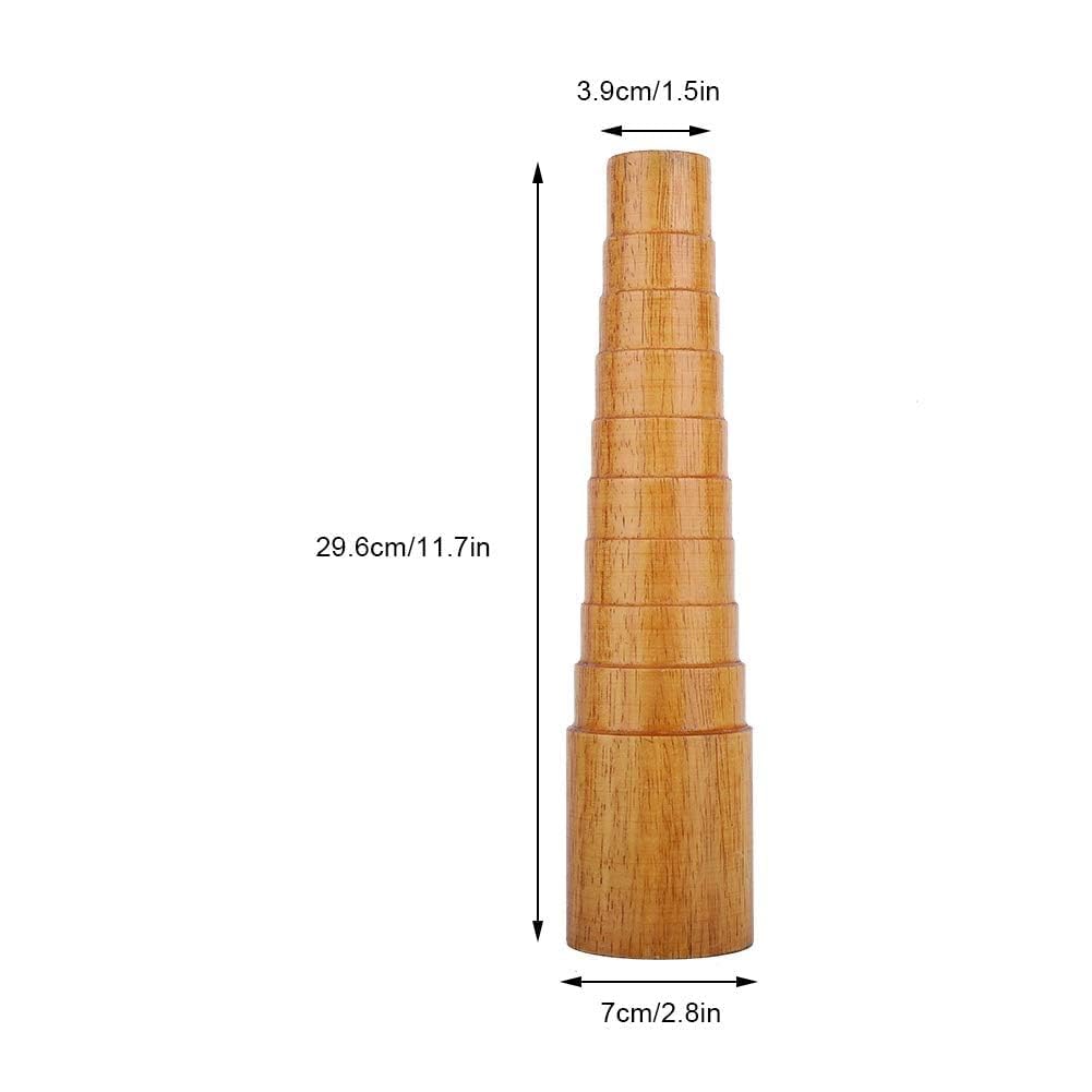 Mandrino per Bracciale, Mandrino per Bracciale in Legno Misuratore di Braccialetti Misurazione del Dimensionamento Strumento di Riparazione per la Misura del Braccialetto