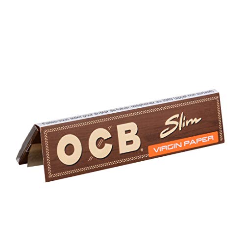 Boite de 50 paquets ocb slim, non blanchi