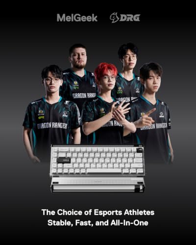 Image of MelGeek MADE68 Ultra Wired Keyboard, Hall Effect Magnetic Switch Gaming Keyboard, 65% Compact Rapid Trigger, Hot-Swappable, RGB Snap Tap & Adjustable Actuation, Online HIVE Custom, Aluminum Case-Black