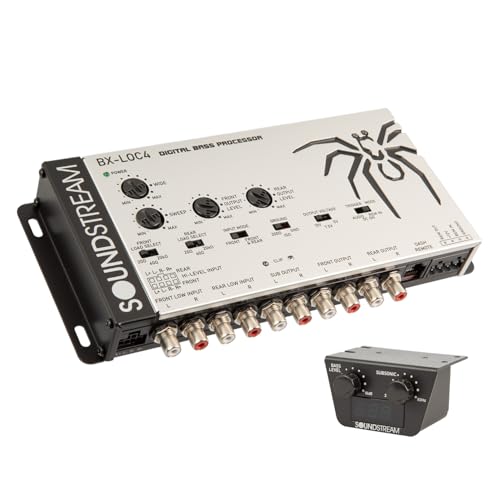 Soundstream Premium Bass Processor with Line Driver/Line Converter for Car Audio – High Voltage...