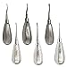 Luxating Elevator Set of 6 Having Stubby Handle with 3 Inside Bent Tip and 3 Curved Tip