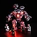 Produktbild Poxl LED Beleuchtung Für Marvel Super Heroes War Machine Buster LED Light LED Licht Kit Kompatibel Mit Lego 76124 - Lego Modell Nicht Enthalten
