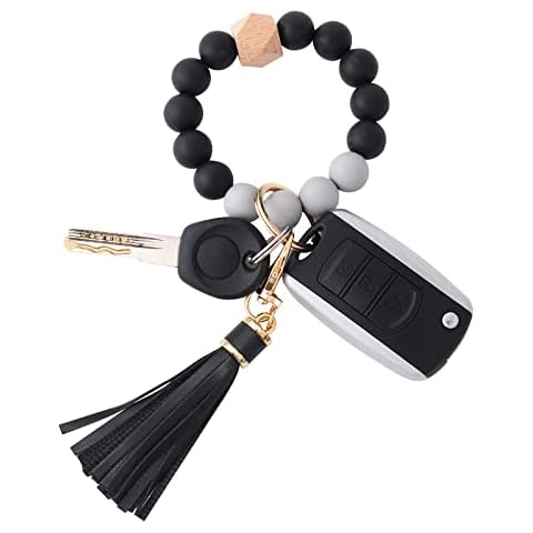 BAOSIWA Women Silicone Keychain Bracelet Cover