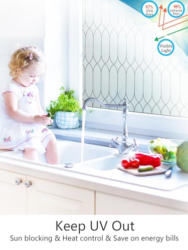 Jahoot Vinilo Adhesivo para Ventanas 17.7x78.7 pulgadas miniatura 4