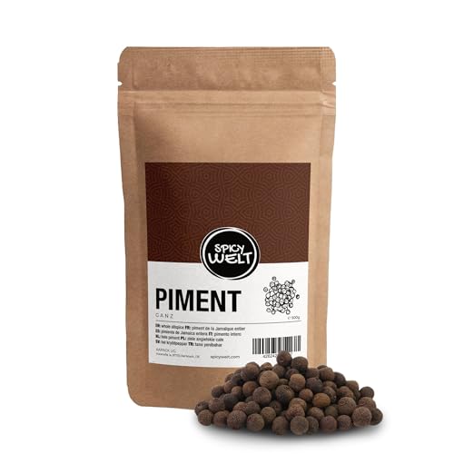 Spicy Welt Pimienta de Jamaica Entera (500g) - Bayas de Pimienta de Jamaica – para Guisos, Adobos y Escabeches | Cálida, Compleja y Especiada | 100% Natural & Sin Aditivos