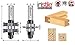 Amana Tool - 55438 Carbide Tipped Adjustable Mission Style Straight Instile & Rail Syste