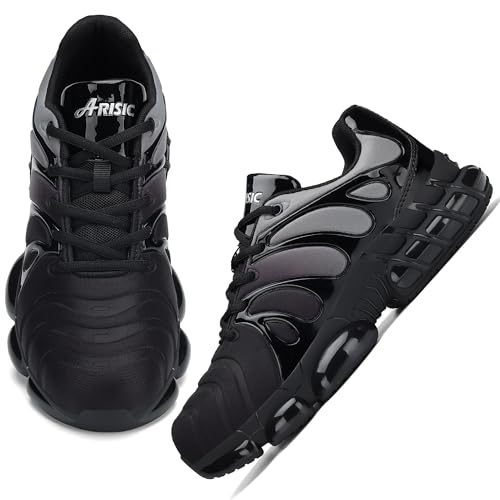 ARISIC X`[gDV[Y Y fB[X y S ܐ V[Y K Zapatos para Hombre Zapatos Trabajo EH[LOXj[J[, ubN&O[B, 13 Women/11.5 Men