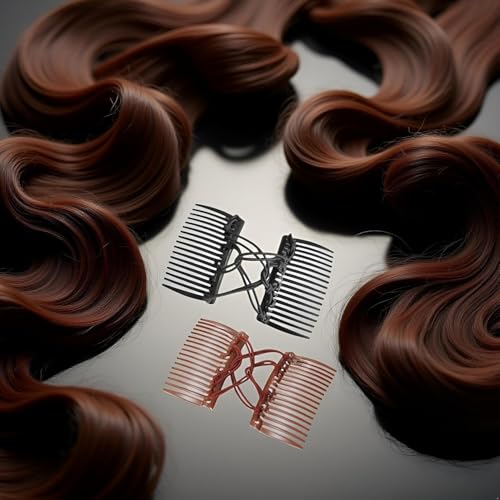 Set de 2 Peines de Plástico Elásticos para Cabello Grueso miniatura 2