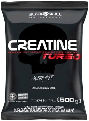 Black Skull Creatina Turbo 500g Refil
