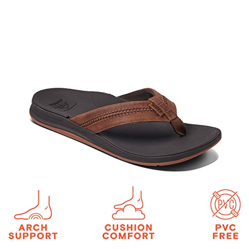 Reef Ortho Bounce Coast Brown Leather Strap2