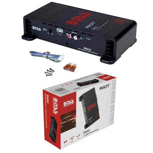 KIT SET amplificatore PER BOSS AUDIO SYSTEMS RIOT R1002 1