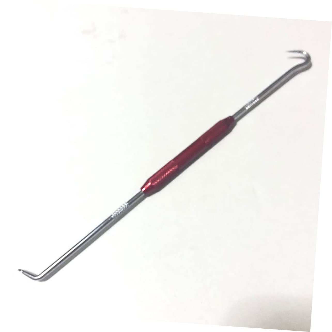 HOODANCOS Oil Seal Gasket Puller Tool 2pc Mini Crochet Hooks Aluminum Alloy Handle Car Repair