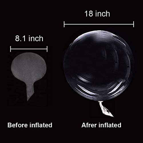 18 Inch Helium Bobo Balloons for LED Light Up Balloons - Christmas, Wedding, Birthday Party Decorations (Orange, 10 Pack, Led String Not Included) - Image 4