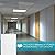 LED ENERGY PLUS 2X4 LED Flat Panel Light with Emergency Battery Backup, 50W 3000K/4000K/5000K, 0-10V Dimmable, 6500 Lumens, LED Drop Ceiling Lights, 100-277V, DLC UL Listed(2Pack)