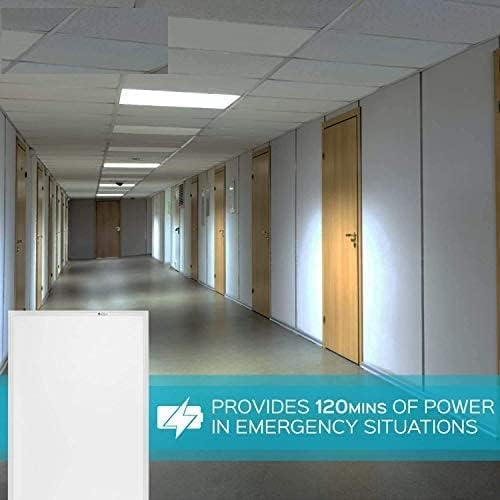 Miniatura 3 de LED ENERGY PLUS Luz de panel plano LED de 2 x 4 con batería de emergencia, 50 W 3000 K4000 K5000 K, 0-10 V regulable, 6500 lúmenes, luces de techo