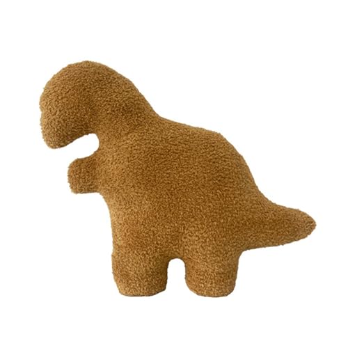 DUINIU 1-Teiliges Set Dinosaurier-Nugget-Kissen Dinosaurier-Plüschtier Plüschtierkissen Süßes Spielzeugkissen Süße Raumdekorationsartikel Geburtstagsgeschenk Geeignet Für Jungen Und Mädchen