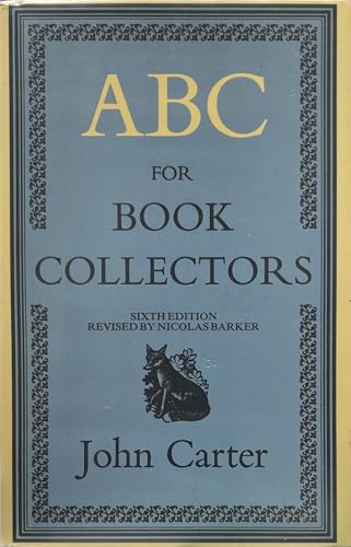 ABC for Book Collectors 0246113529 Book Cover