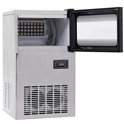 vidaXL Eiswürfelbereiter 45 kg/24 h Eiswürfelmaschine Eiswürfel Ice Maker – Bild 7