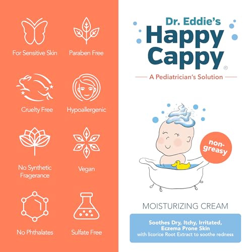 Happy Cappy 862287000469 Dr. Eddie'S Pediatrician-Formulated Moisturizing Baby Lotion - Gentle, Paraben Free, Hypoallergenic, Sulfate Free - Soothes Dry Skin, Eczema And Reduces Redness thumb #6