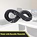 ClearMax 25 Feet Universal Power Cord Replacement, 18AWG AC Power Cable, 3 Prong Extension Cord for PC or Monitor, UL Approved, Black