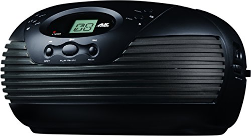 Coby CD Portable Boom Box with AM/FM Radio (Black)
