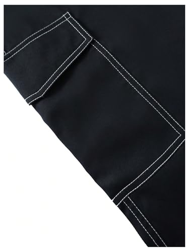 GORGLITTER Men's Baggy Pants Casual Wide Leg Cargo Pants Y2K Designer Streetwear Trousers4