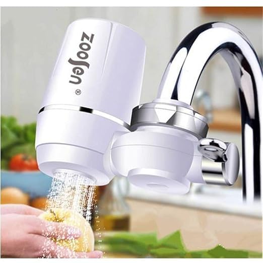 Ceramic tap water filter - Household water filter for kitchen faucet, washable water purifier, small ceramic