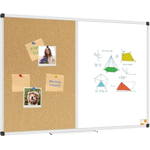XBoard Magnetic Dry Erase & Cork Board Cover