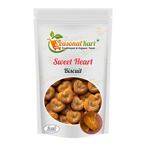 Seasonal Kart Sweet Flavour Heart Biscuits (Sweet Biscuits) Heart Shaped Biscuits Tea Time Biscuit (1200 Grams) (B0B31Z3GJJ) Amazon Price History, Amazon Price Tracker