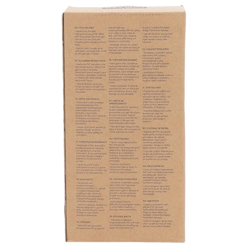 Nobleza - Kühlmatte Hunde Selbstkühlend Ungiftige Gelauflagen Welpe Katzenbett Kühlmatratze im Sommer, 65 * 50cm, Blau, M