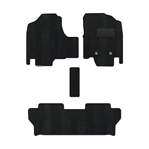 Hotfield トヨタ 互換品 ルーミー タンク 900系 / フロアマット 形状2 2016年11月〜2020年8月 フロントマット分割形状 プレーンブラック