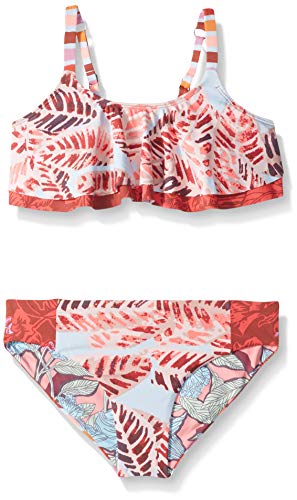 Image of Maaji Girls' Flounce Ruffle Top Bikini Swimsuit Set