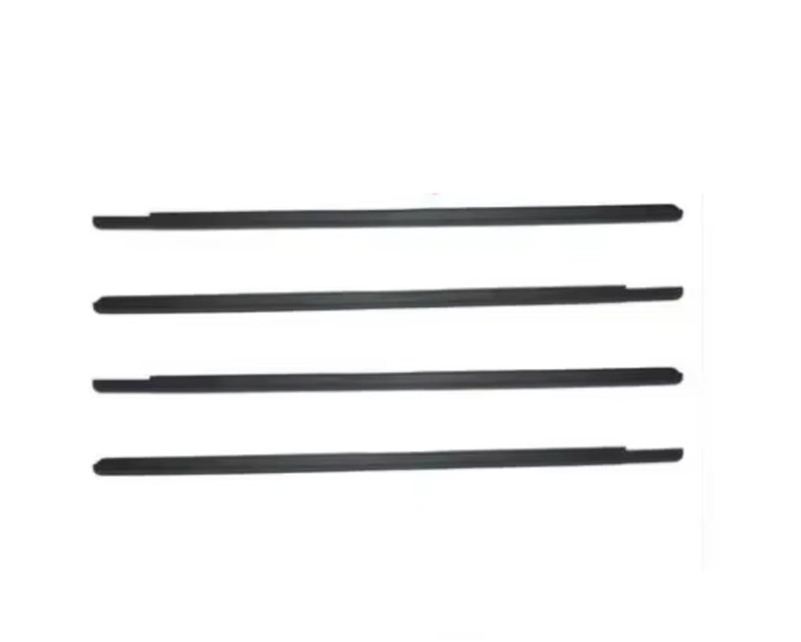 for Nissan for X-Trail T31 2008-2013 80821-1DA0A Glass Protector Window Glass Weather Strips 4 X Outside Windows Rubber Seal Outer Window Weatherstrip