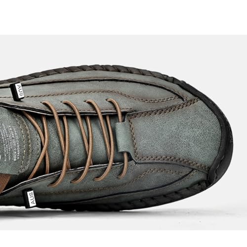 Beelovy Shoes for Men, Easestep Leather Sneakers, Soft Comfort & Orthopedic Support Handmade Boots2