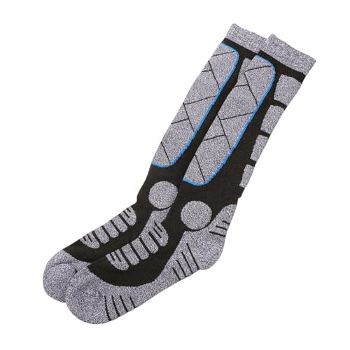 BESPORTBLE 1pair Skiing Socks for Adults Thickened Compression Sports Stockings for Outdoor Activities Supports Muscles Reduces Fatigue Improves Circulation