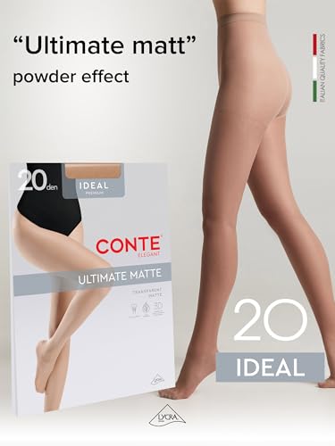 Image of Conte Tights Classic Matt Sheer Pantyhose with Control Top Ideal 20 den