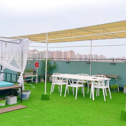 Toile d'ombrage 70% avec œillets 8x12m pour pergola et terrasse - 4