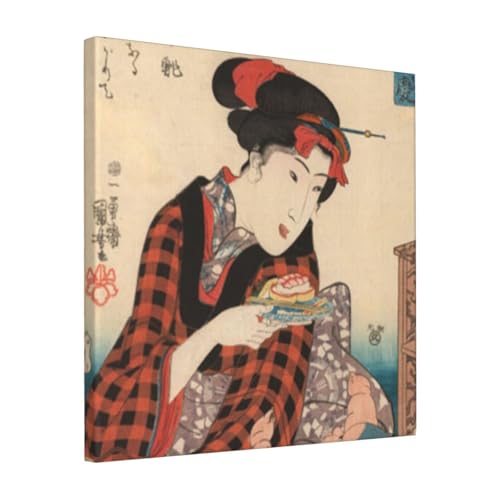 �G�� �t���[�������� �̐썑�F �u�ȑ����ٌc ����̏��v �i1844�j �L�����o�X�A�[�g �A�[�g�p�l�� �ǉ� �Ǌ|�� �G ���_���A�[�g �ŉ� �Ǐ��� ���E�̖��� �|�X�^�[ 40x40cm