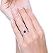 Blue Sapphire CZ Size-6 Round Shape Infinity Shank Twisted Halo Cluster Fashion Statement Engagement Ring Cubic Zirconia 925 Sterling Silver