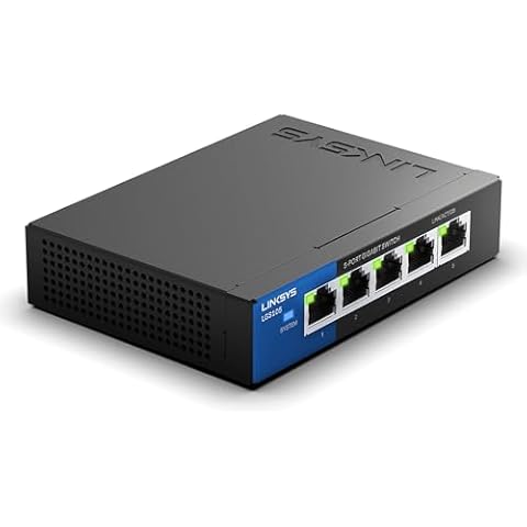 Linksys LGS105 5 Port Gigabit Switch Cover