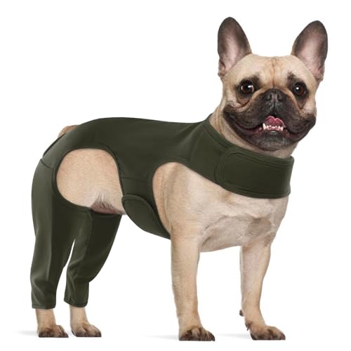 Hjyokuso Hundebody Nach Op - Hundebody Schutz für Hunde mit Bein, Anti-Wundlecken Op Body Hunde, Hundeschenkel Schutz Bodysuit