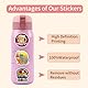 100 Stück Niedliche Bier Aufkleber Pack Beer Sticker Set wasserdichte Vinyl Sticker für Laptop Kinder Autos Motorrad Fahrrad Skateboard Gepäck Koffer Computer Aufkleber Graffiti Decal